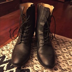 Frye Victorian Style Lace Up/Zip Boots